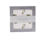 Dino Days Cotton Muslin Crib Sheet