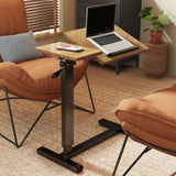 Adjustable Overbed Table with Wheels Split Top Tilting Bedside Bed